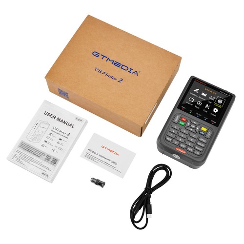 GTMEDIA V8 Finder2 Satelliten Finder DVB-S2/S2X HD LCD Satfinder Messgerät E1U7 - Afbeelding 12 van 12