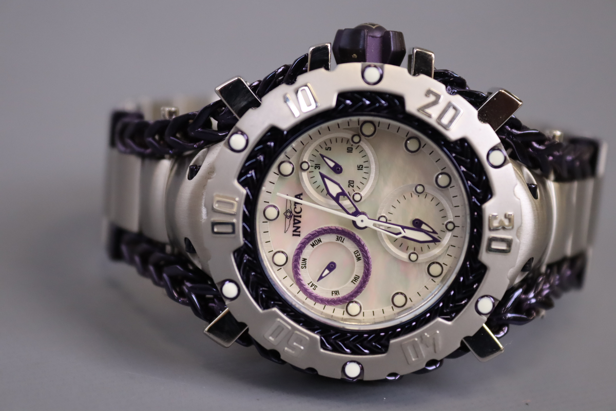 Invicta Gladiator Quartz White Dial Ladies Watch 41109 (NEED