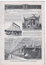 1893 SCIENTIFIC AMERICAN JOURNAL SCIENCE MECHANICS NY COLUMBIAN EXPO ENGINEERING