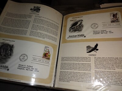 U.S. Soilift 野生動物 ファーストデイカバーコレクション/1987年 U.S.