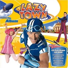 Lazy Town The Album CD + CD Rom - Lazy Town CD K4VG The Cheap Fast Free Post