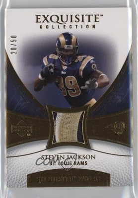 2007 Upper Deck Exquisite Collection 20/50 Steven Jackson #EP-SJ Patch 3b8