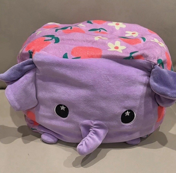 Moosh-Moosh Squared² plush toy in the style "Peach the Elephant”