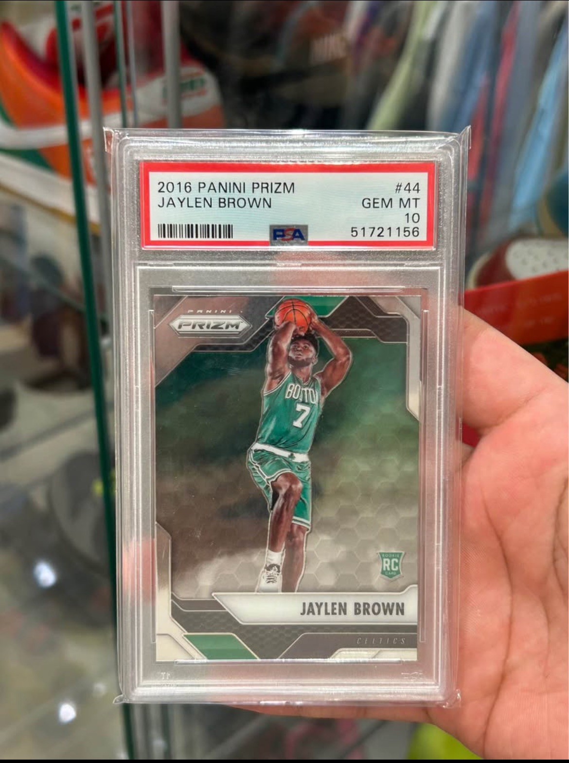 2016 PANINI PRIZM Jaylen Brown #44 PSA 10 GEM MINT RC Rookie