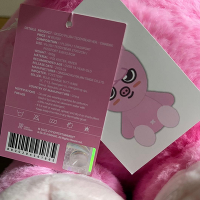 Stray Kids SKZOO Changbin Dwaekki Plush Teddy Ver. 5'clock 60cm