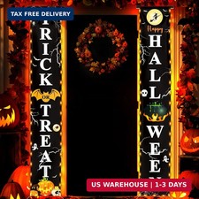 71 x 12 Inches Happy Halloween Trick-or-Treat Door Banner for Doorway, Large Hal