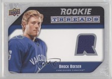 2021 Upper Deck Series 2 Rookie Threads Retro Flashbacks Brock Boeser #RT-BB 3k4