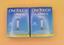 One Touch Ultra Diabetic Blood Glucose Test Strips 100 Count New 2020