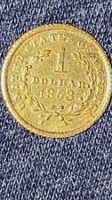 1853 $1 Gold Dollar Liberty Head Business Strike Philadelphia Mint KM#62