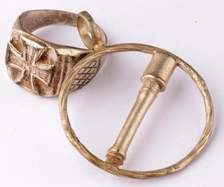 German empire WW1 Iron Cross Ring Signet WWI Pendant Military award decoration