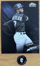 Tim Anderson 2021 Topps Chrome Black Base Set #89 Chicago White Sox
