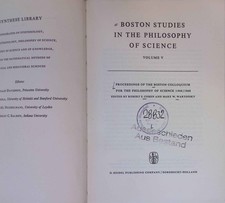Boston Studies in the Philosophy of Science Volume V.: Proceedings of the Boston