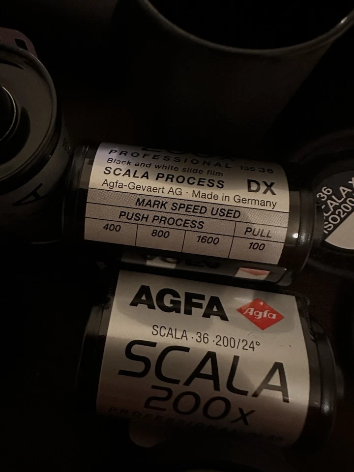 6 Stück Agfa Scala 200X Professional Schwarz Weiß KB Film 36 Bilder ISO200 - Bild 3 von 4