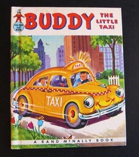BUDDY the Little Taxi Rand Mcnally Tip Top Elf 1951 hb Alf Evers VG