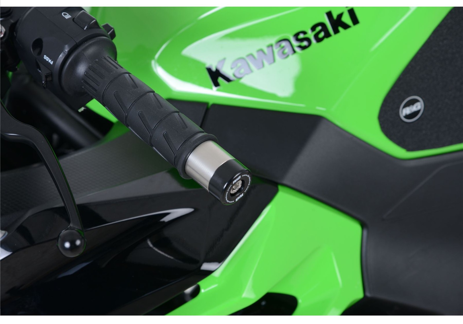 R&G Bar End Sliders Black Kawasaki GPZ500 1987 - 2004