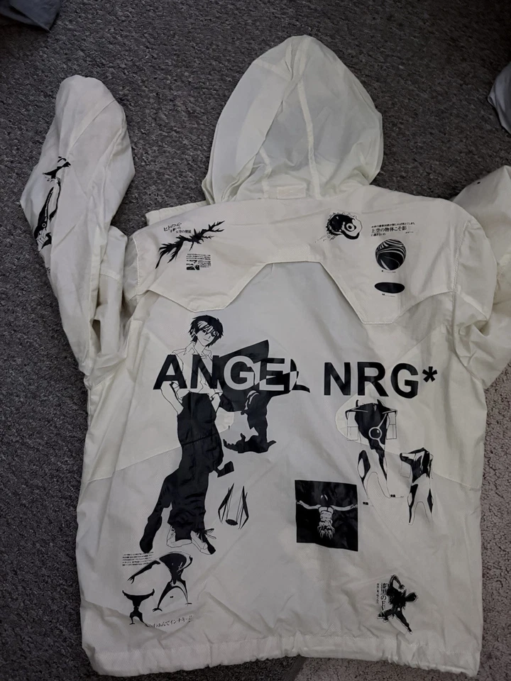 Chaqueta de lluvia Evangelion copia de carbono RARA Foto 2 de 2