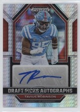 2023 Panini Prizm Draft Picks Hyper Tavius Robinson #DPA-TAR Auto 0c2