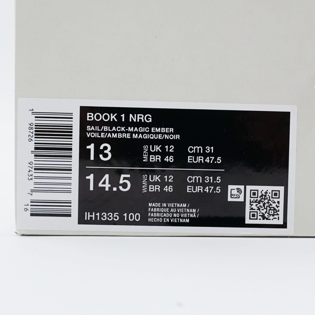 Nike BOOK 1 NRG Devin Booker What The 1 of 1996 Limited Edition