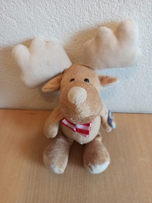 NEU Elmo Elch Ferrero Kinder Schokolade Etikett Plüschtier Stofftier ca. 31 cm