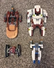Star Wars Legos Used HTF Republic Fighter Tank, Luke's Landspeeder, TIE Fighter