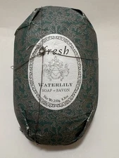 Fresh Waterlily Oval Soap 8.8oz 250g NEW Triple Milled Vegetable-based With Shea