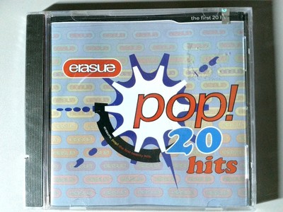 Erasure - Pop! The First 20 Hits CD 1992 Synthpop Sire Records