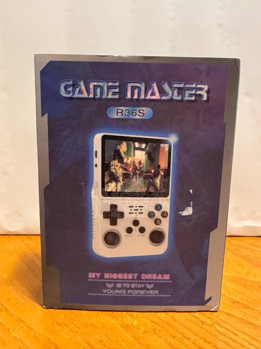 Game Master R36S Handheld Emulator Console 64GB White | eBay