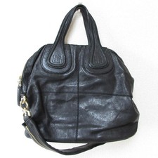 Borsa a tracolla Givenchy Nightingale in pelle nera vintage autentica