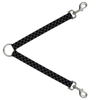Dog Leash Splitter Checker Black/Gray (Us Import)