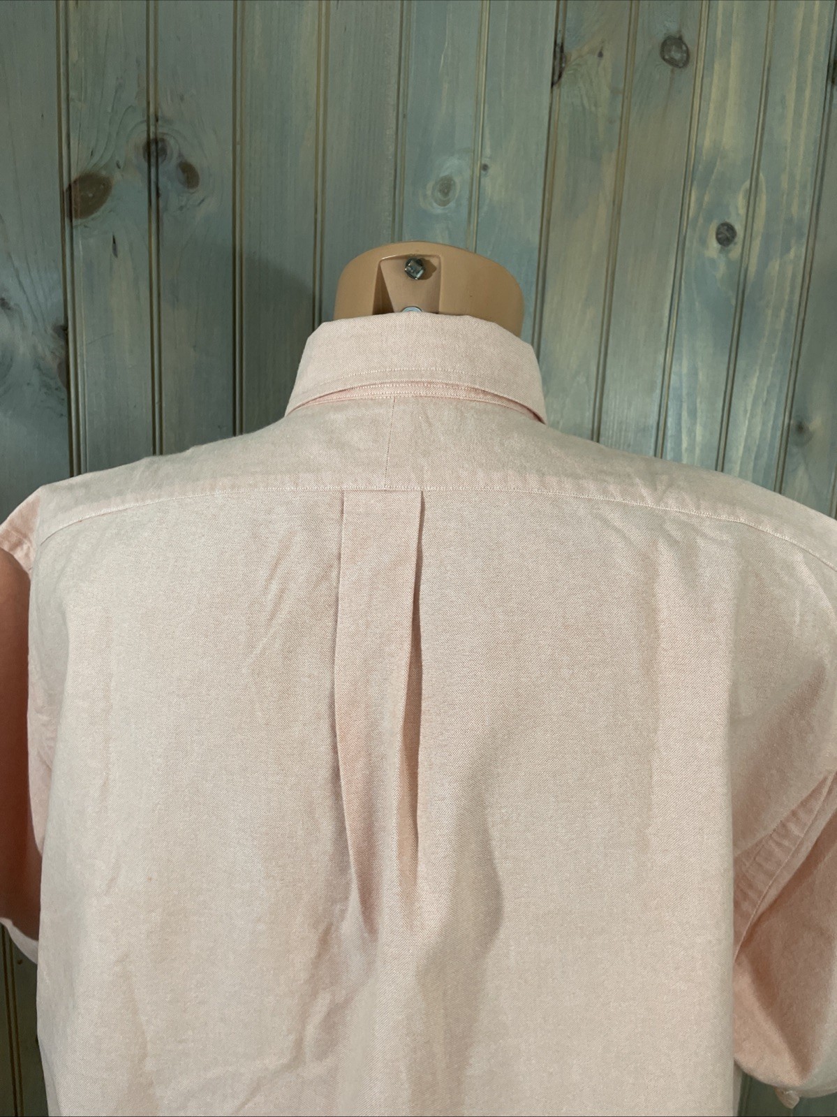 Vintage Vintage Polo Ralph Lauren manica corta bottoni arancione camicia pony XL BLAKE