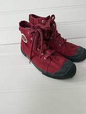 PF Flyers Grounder II Red High Top Canvas Sne...
