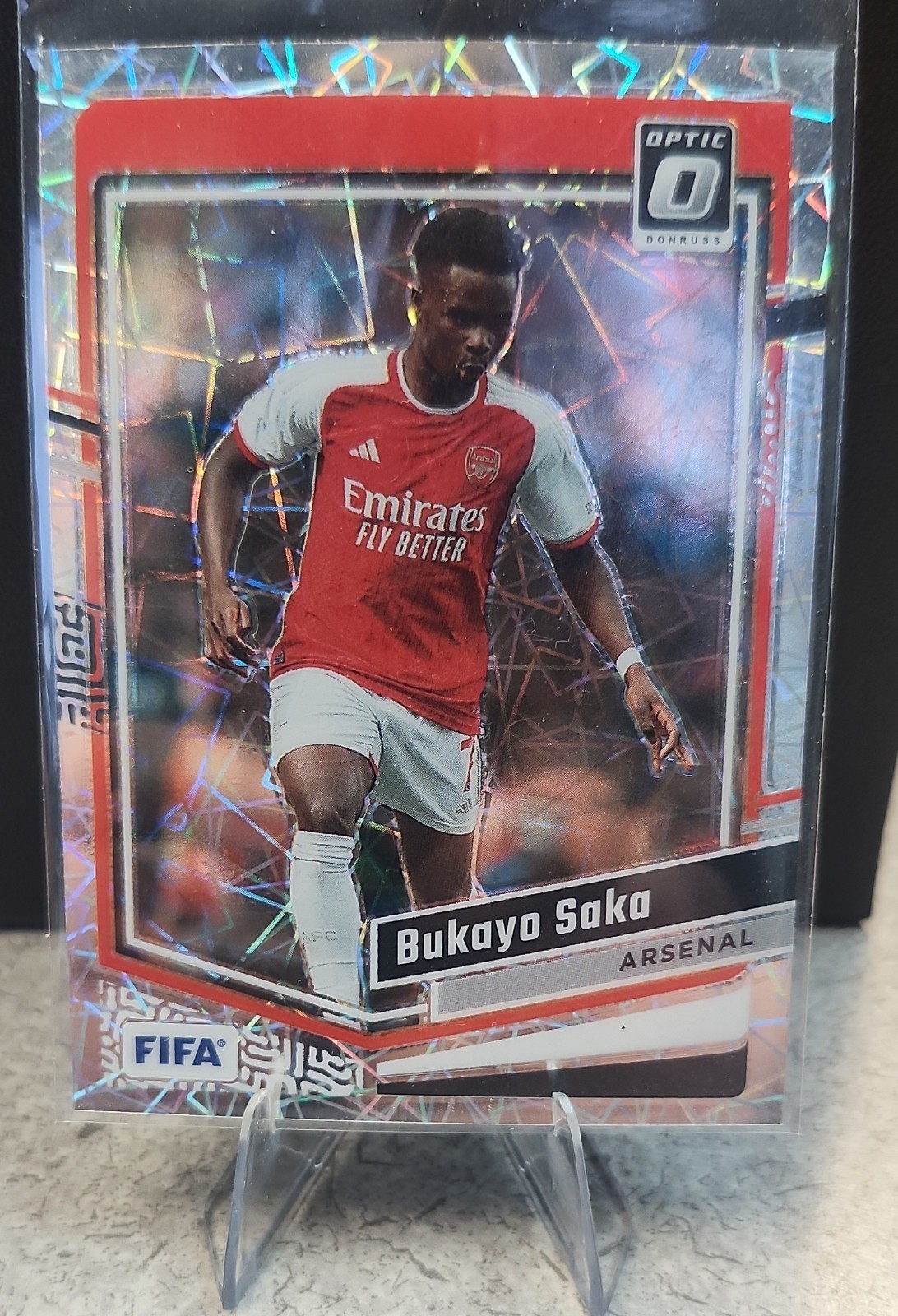 2023-24 Panini Donruss Fifa - Optic Bukayo Saka #72 Velocity Prizm