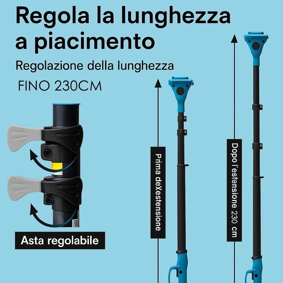 TMAKOTA Kit Potatura 4 in 1 Cesoia Motosega 2 Batterie 48V con Asta Telescopica - Immagine 4 di 4