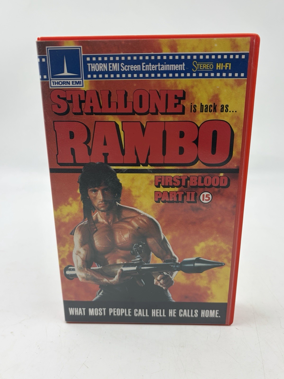 RAMBO FIRST BLOOD PART 2- Big Box Ex-rental VHS 1985 PAL Video