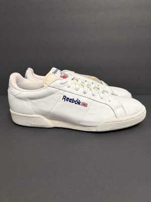 Vintage 80's Reebok Newport Classic Leather Shoes Men's 10 US