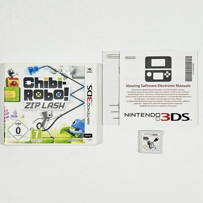 Nintendo 3DS Platform Adventure CHIBI-ROBO ZIP LASH dt. Shooter Jump'n  Run