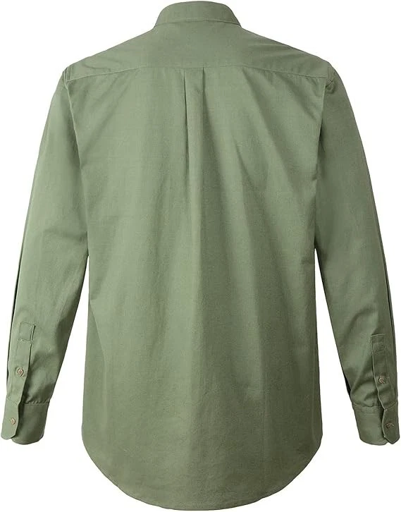 Традиционный ирландский дедушка воротникless длинным рукавом рубашка - Изображение 2 из 3