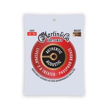 MARTIN PHOSPHOR BRONZE LIFESPAN 2.0 LIGHT ACOUSTIC GUITAR STRING SET MA540T