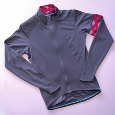 Rapha Men’s Cross Long Sleeve Jersey - M - Grey / Pink - Excellent Condition