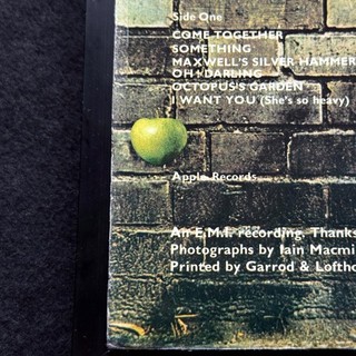BEATLES Abbey Road 1ST UK PRESS No Her Majesty 2/ 1 MISALIGNED APPLE 1/G STAMP