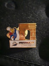 France 98 World Cup Arc de Triomphe Mascot Pin FIFA Soccer Vintage Enamel