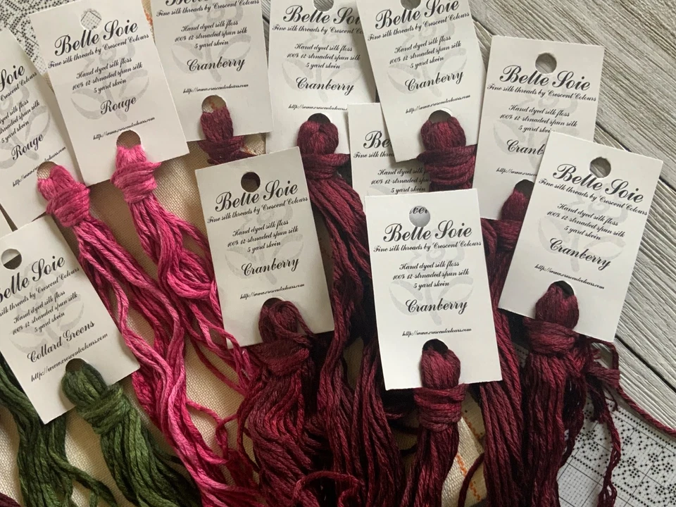 Lot Of 13 Crescent Colours BELLE SOIE Cross Stitch Threads New + Amazing Grace - Image 3 of 4