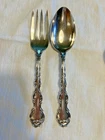 Gorham Sterling Strasbourg Serving Spoon & Fork 8 1/2”