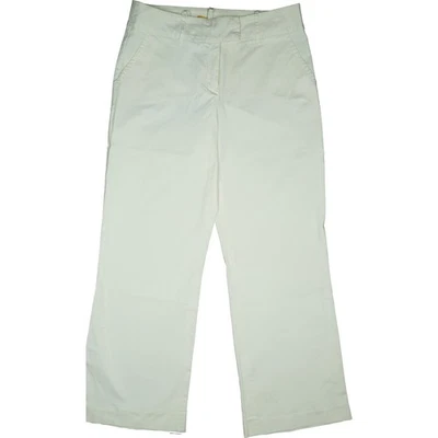 BIBA 40 7/8 Stoff Hose weiß Damen super Stretch Comfort Relax fit W30 L Sommer - Bild 1 von 4