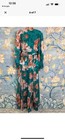NWT Anthropologie Hutch Floral V-Neck Textured Wrap Maxi Dress - Small