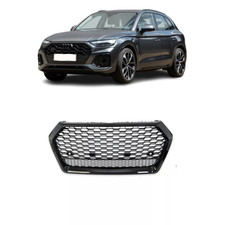 Audi Q5 FY 2017-2020 Front Grille RSQ5 Style Gloss Black Honeycomb ABS