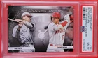 SHOHEI OHTANI Babe Ruth CARD GRADED PSA 8 NM-MINT 2023 TOPPS UPDATE TIME TANDEMS