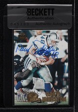 BAS 1997 Pacific Crown Collection Daryl Johnston #102 Beckett Auth Sticker 3c7