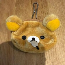 Rilakkuma Mini Coin Case Plush Mascot Strap Adorable Collectible, Good