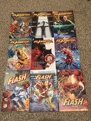 Complete Flashpoint TPB Set of 6 + Road to FP, Dastardly Death HC, Rebirth  HC